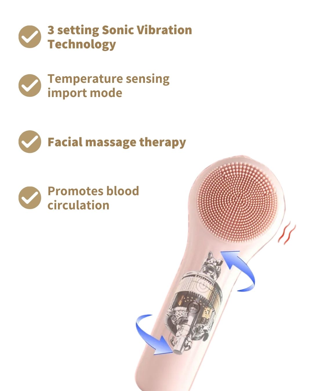 SkinDeep Sonic Facial Cleansing Brush