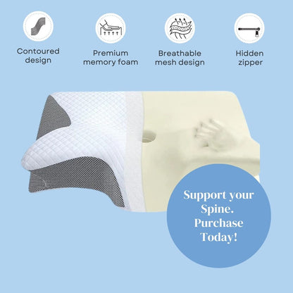 Ergonomic Elegance Pillow