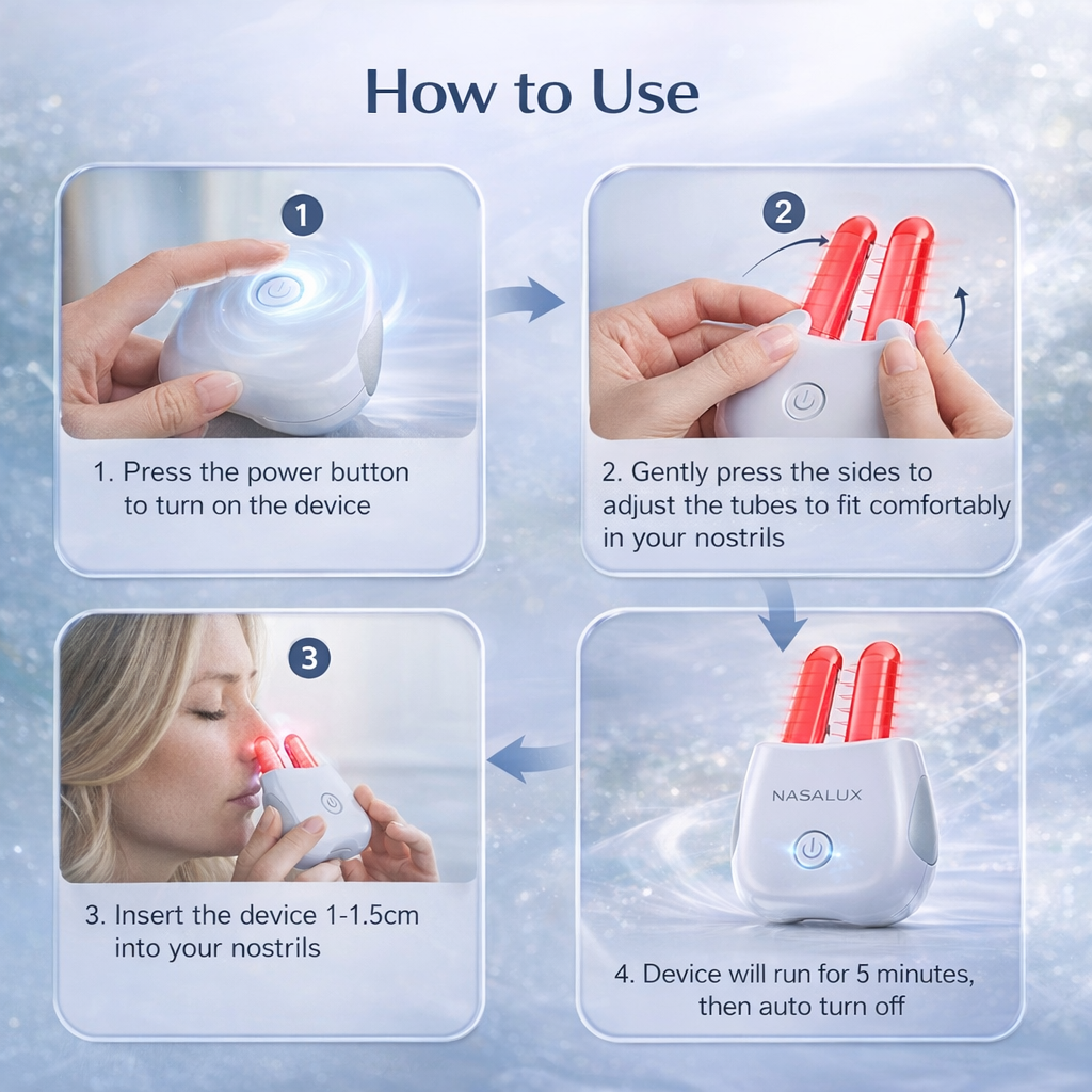 Nasalux™ SMART Device - Nasal Phototherapy System