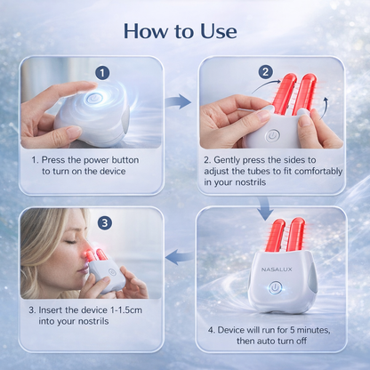Nasalux™ SMART Device - Nasal Phototherapy System