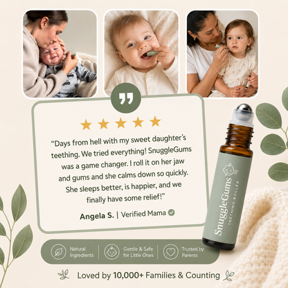 SnuggleGums Teething Roller (All natural, 0months+)