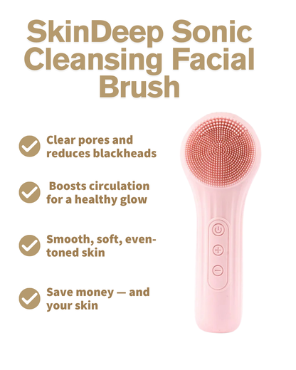 SkinDeep Sonic Facial Cleansing Brush