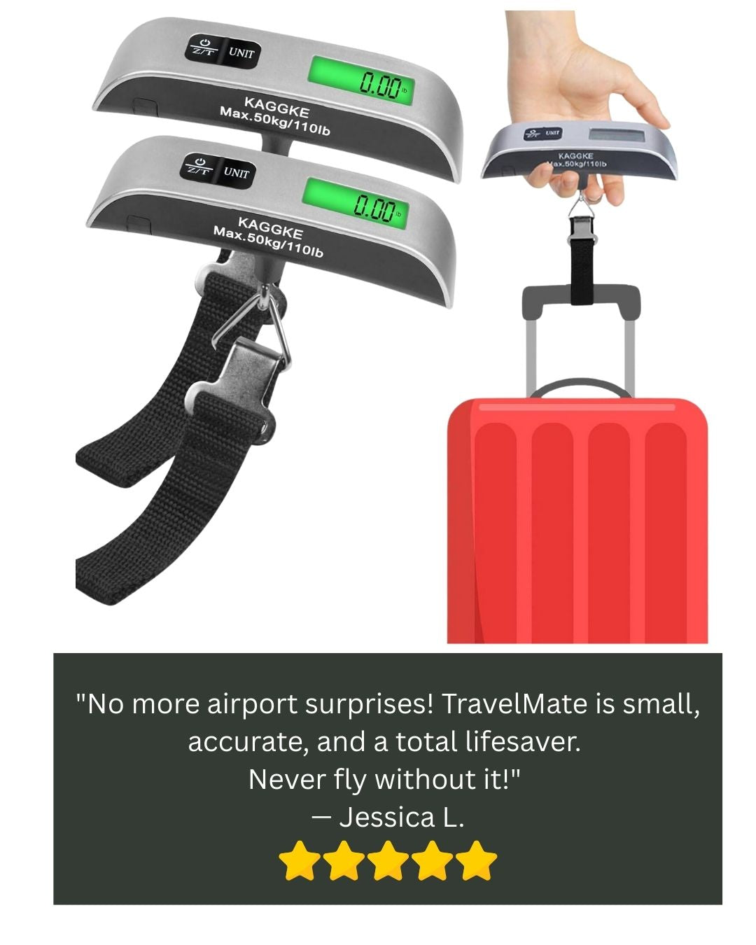 TravelMate - Portable Digital Luggage Scale
