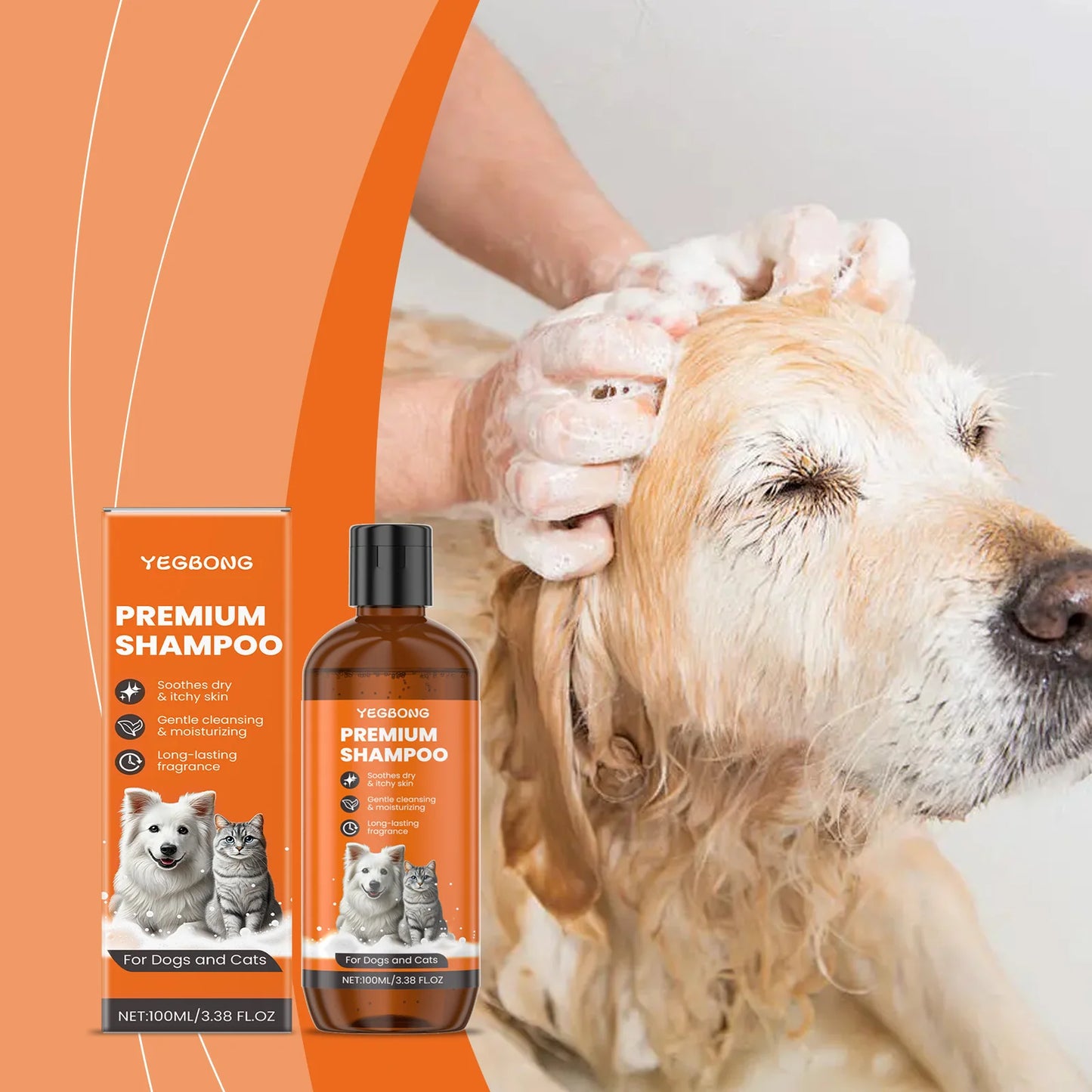 Plant-Based Coconut Pet Shampoo