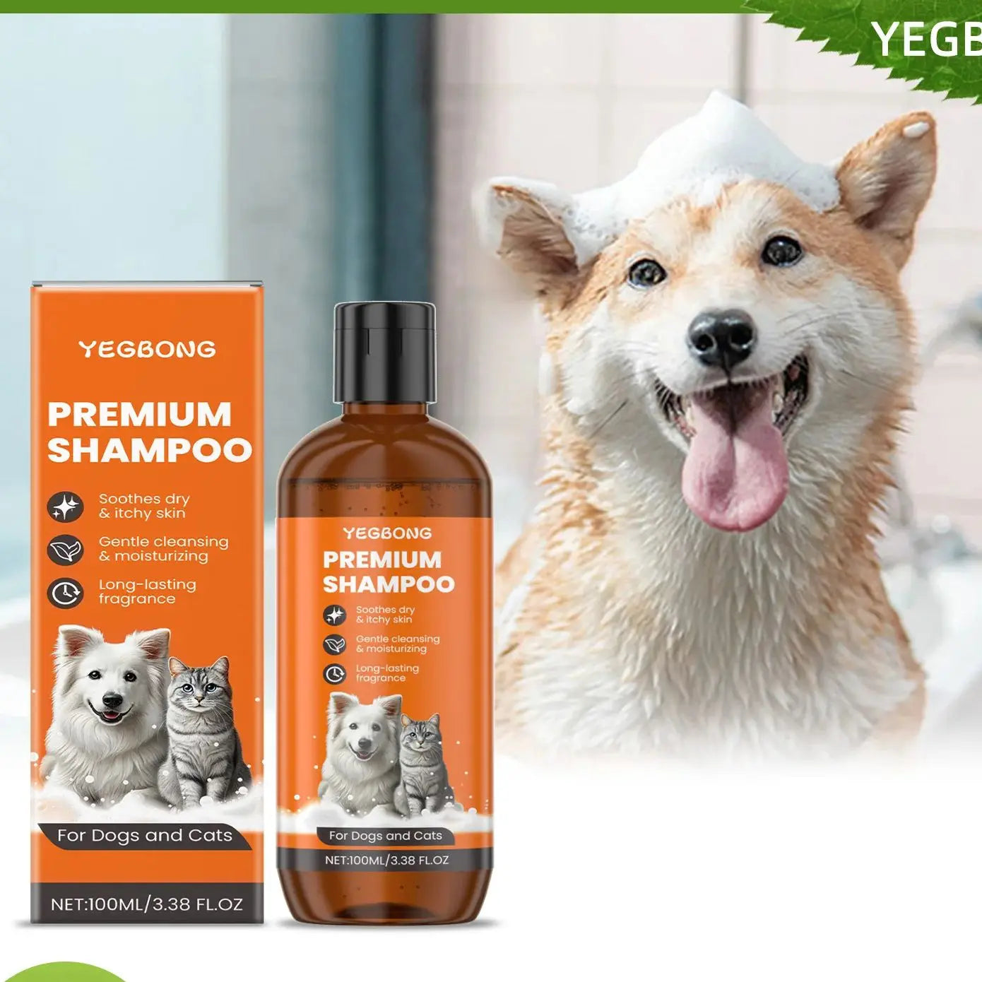 Plant-Based Coconut Pet Shampoo