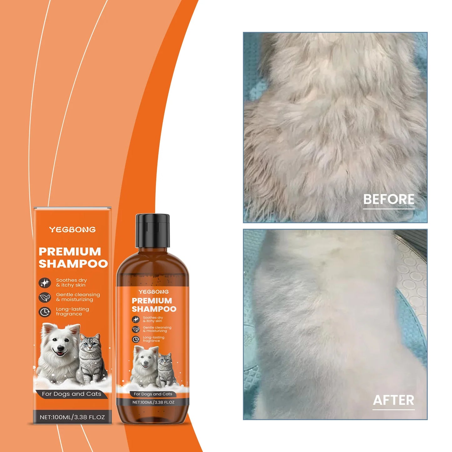Plant-Based Coconut Pet Shampoo